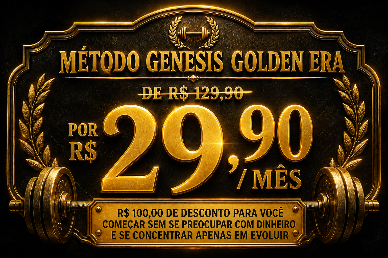 Método Genesis Golden Era: de R$ 129,90 por R$ 29,90 por mês